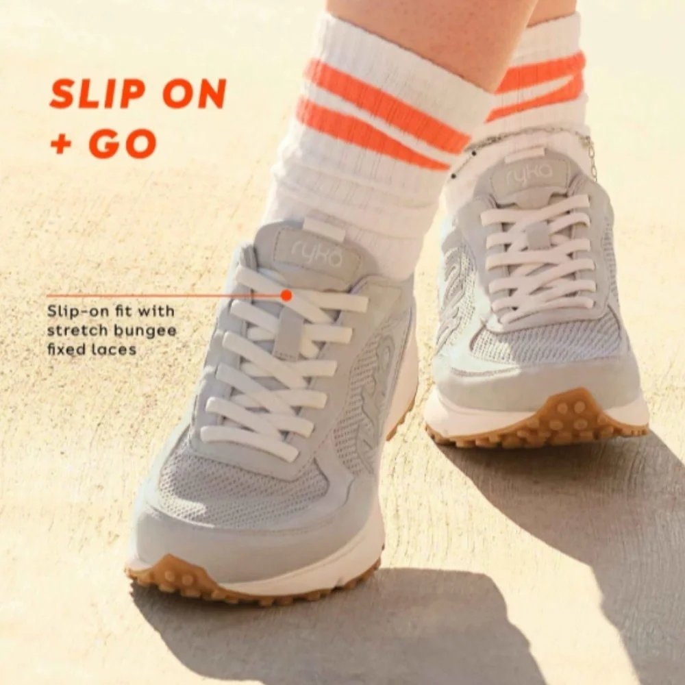 Ryka Made For Women Jog On Slip On Sneaker (WIDE)